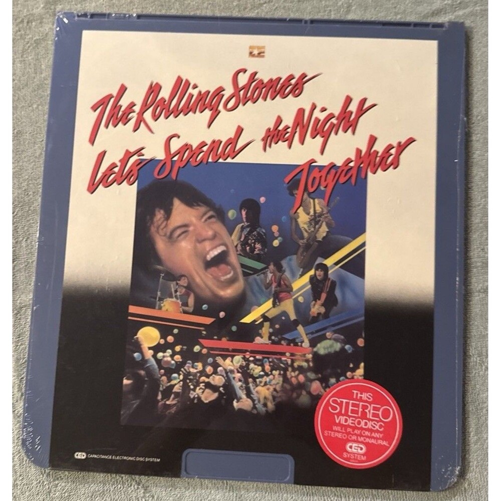 The Rolling Stones Let's Spend the Night Together CED Video Disc Movie